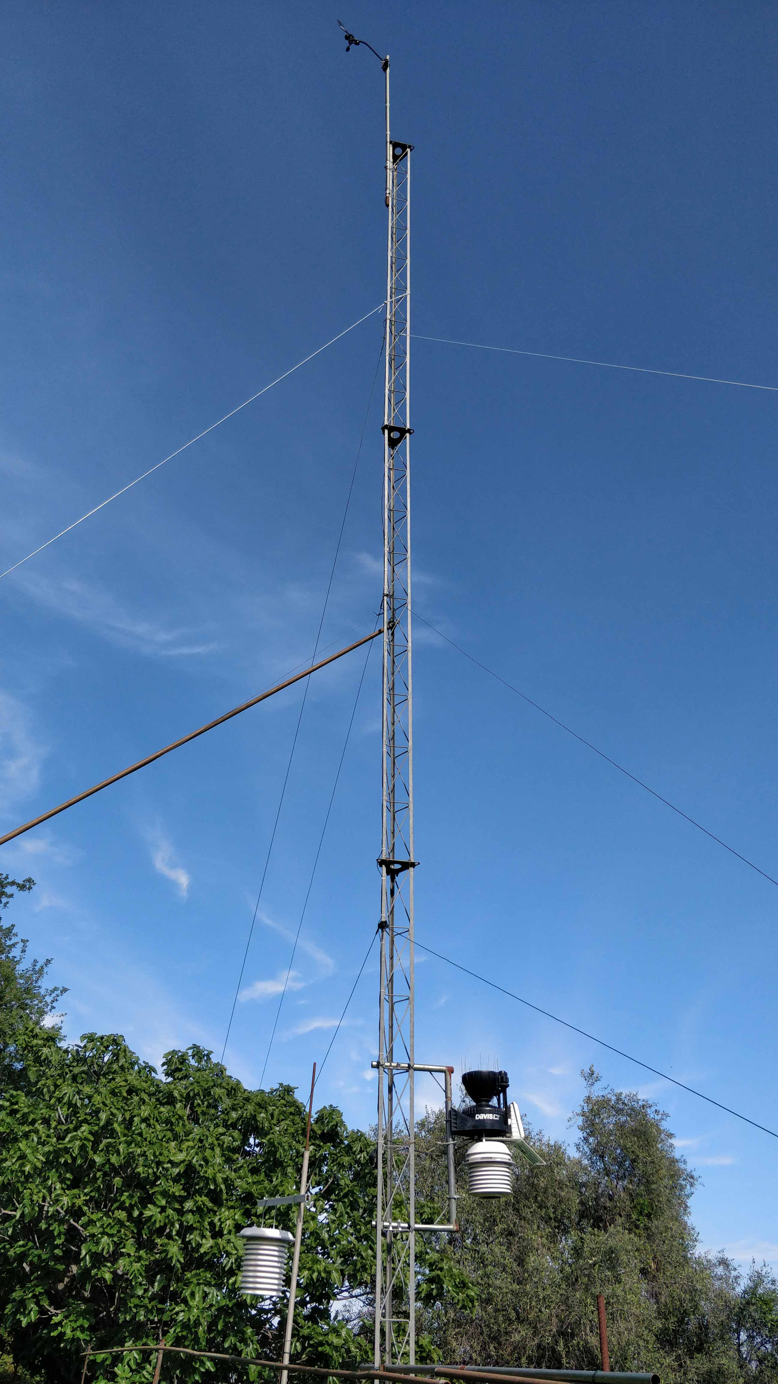Mât station météo VP2
